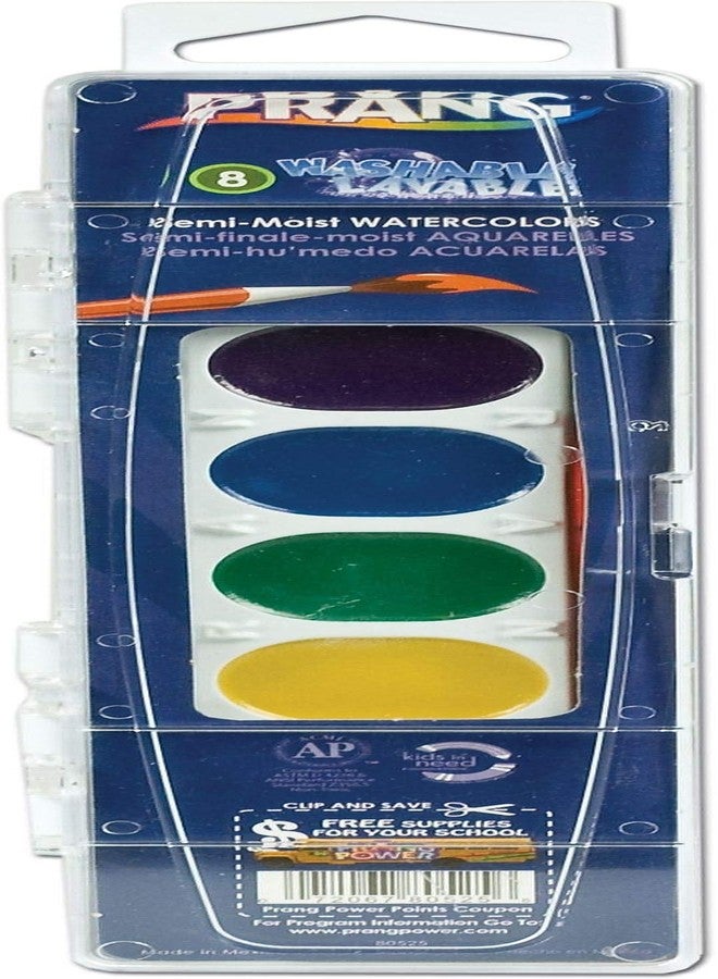 برانج ألوان مائية قابلة للغسل من برانج 80525، 8 ألوان متنوعة - Image 2